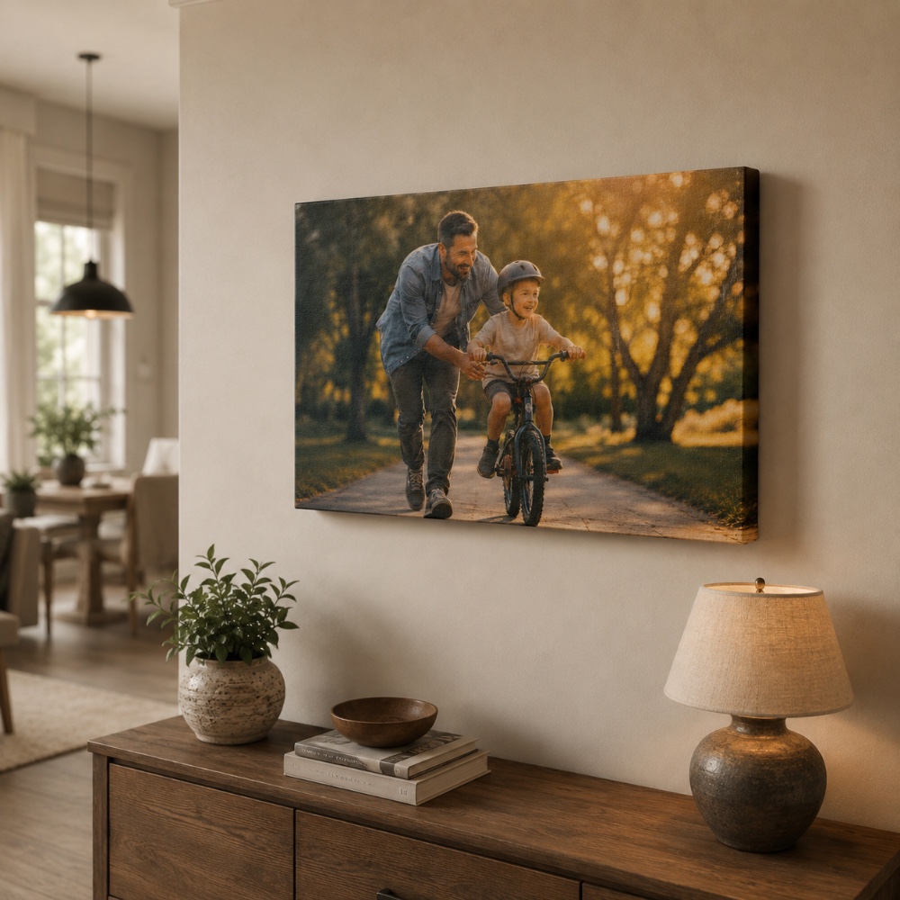 Canvas finish